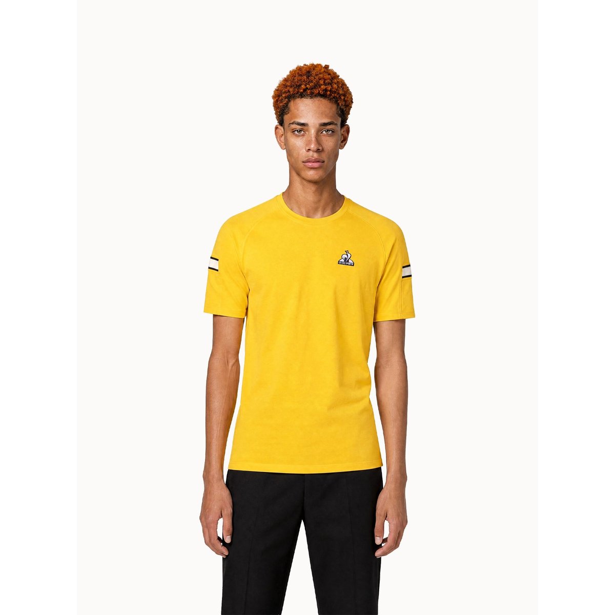 T-shirt Héritage amber yellow, LE COQ SPORTIF
