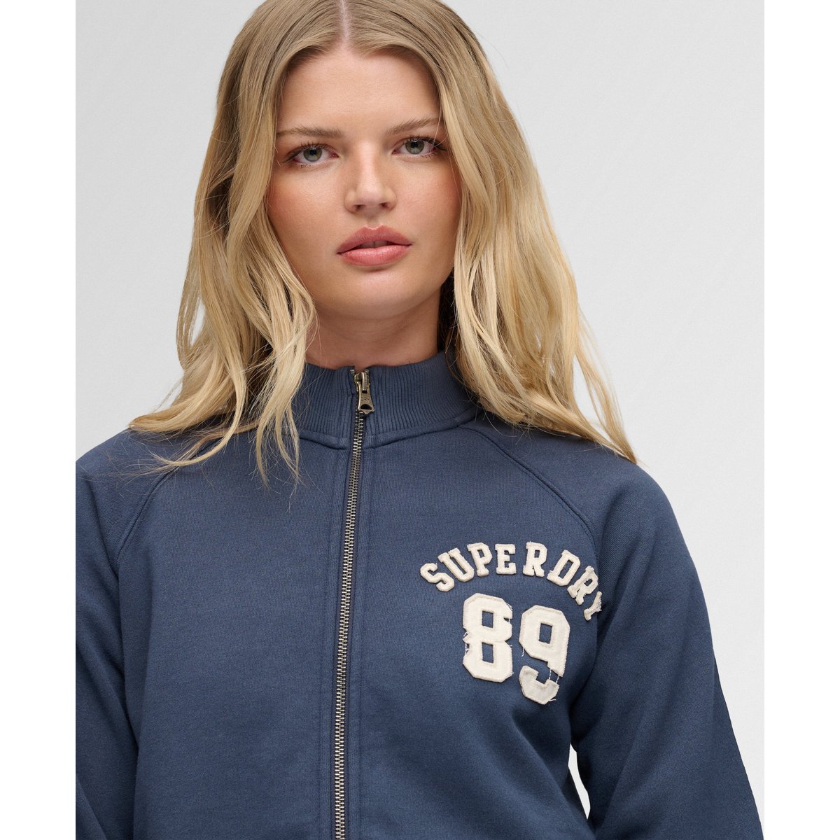 Veste de Survêtement Athletic Applique bleu marine standard, SUPERDRY