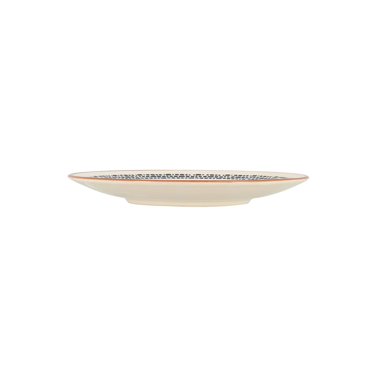 Lot de 6 assiettes à dessert en faience 20cm, AMATXI blanc, NOVASTYL
