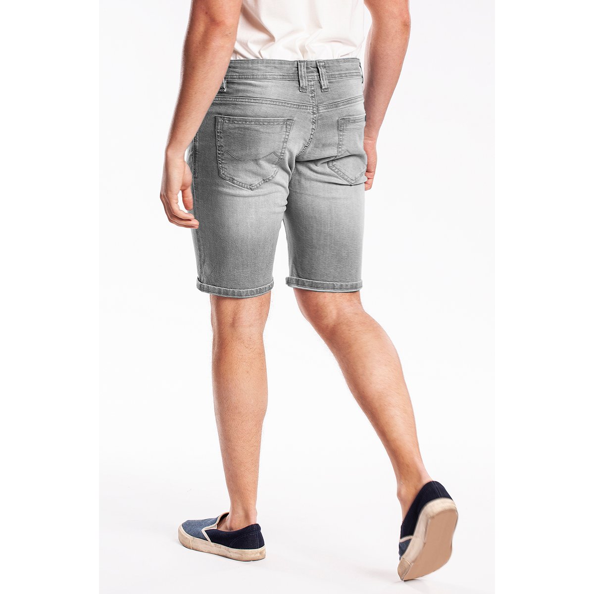 Bermuda denim stretch Fibreflex® CORGI gris, RICA LEWIS