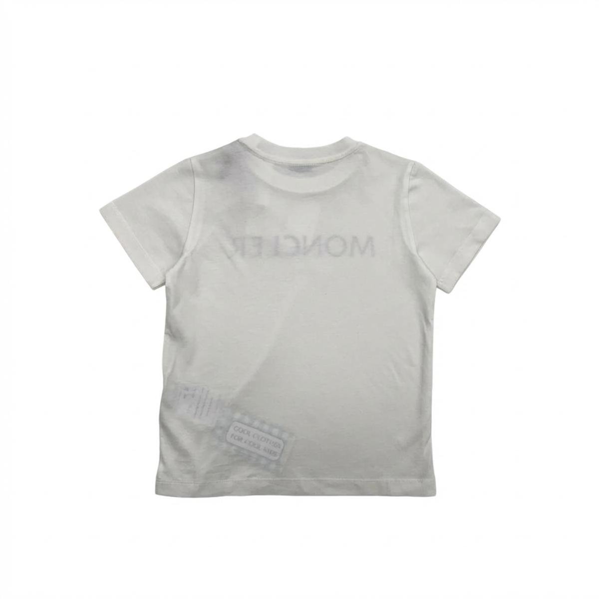 T-shirt  - Très bon état blanc, MONCLER