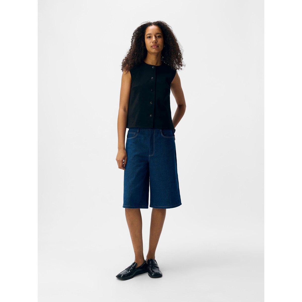 Gilet noir - black, OBJECT