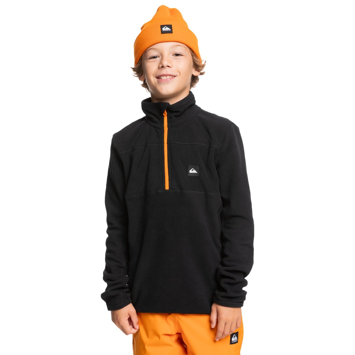 Sweat à demi-zip AKER noir true black, QUIKSILVER