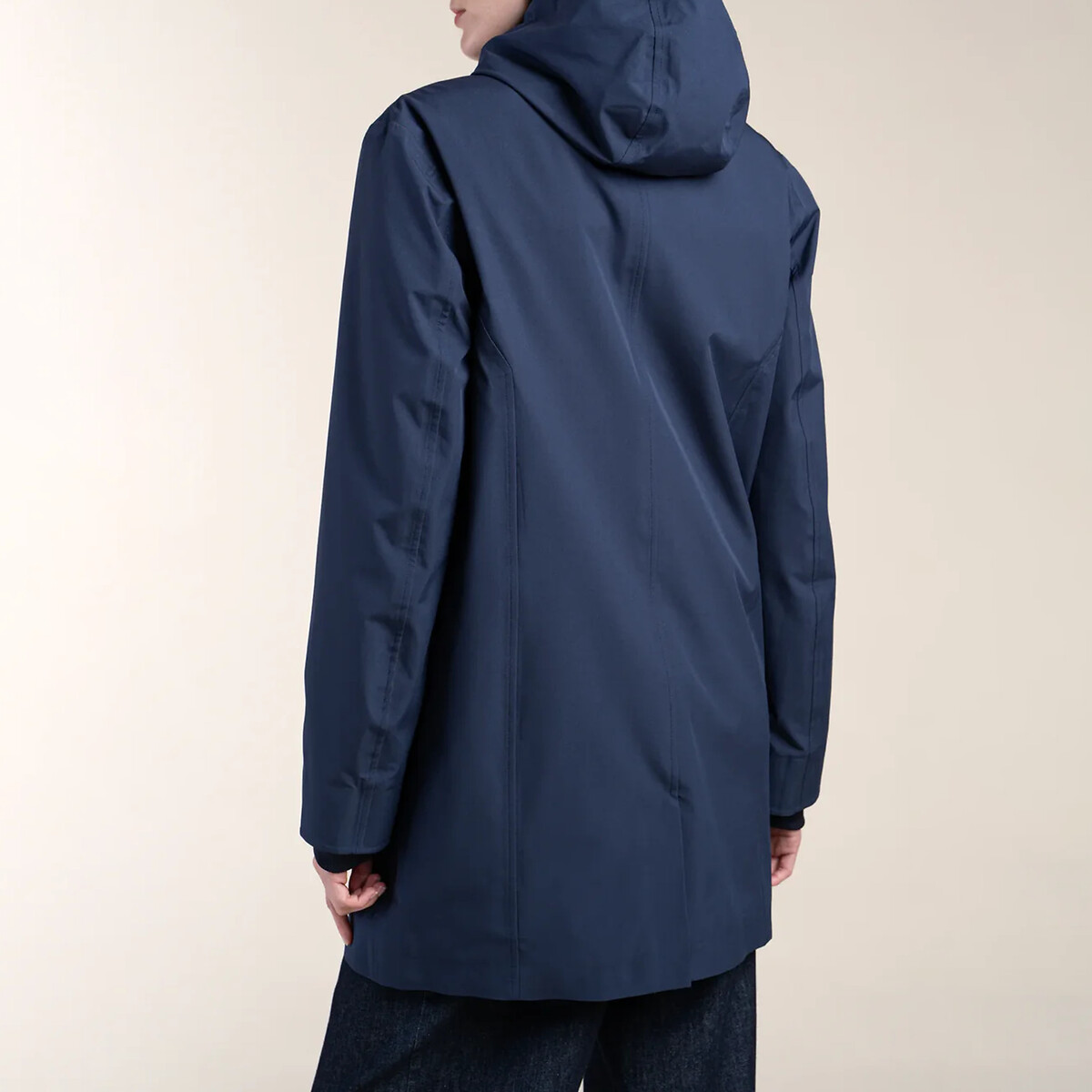 Parka imperméable mi-longue BEAUBOURG indigo, FLOTTE