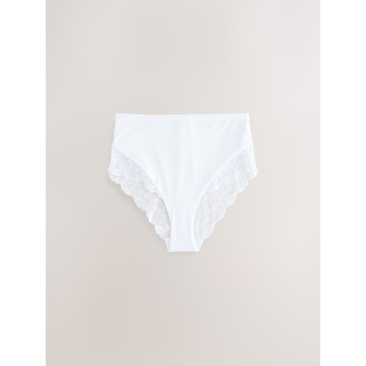 Culotte taille haute en microfibre, lot de 3 noir/blanc/nuit/praline, NEXT