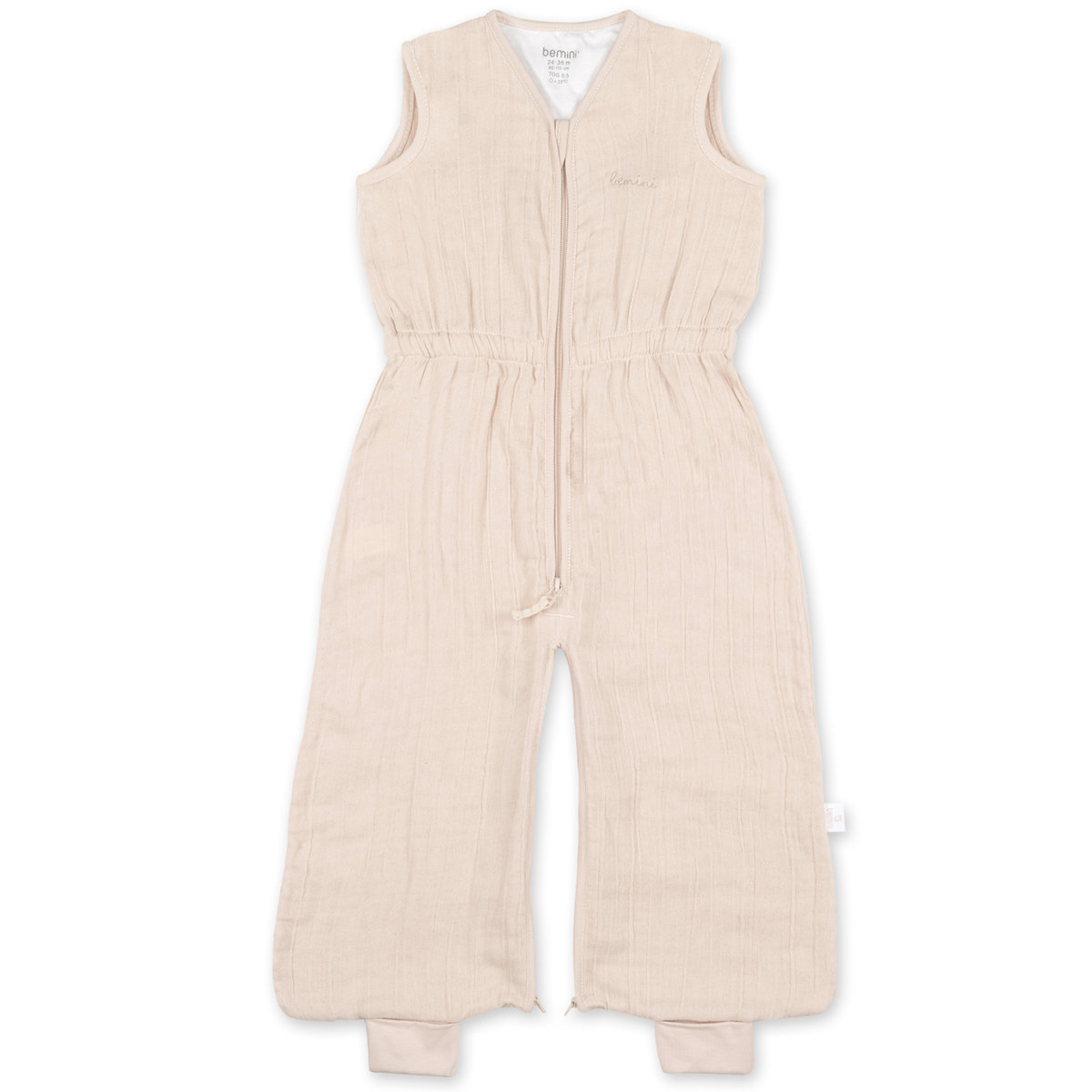 Gigoteuse jambes séparables été - TOG 0.5 Gaze douce d'été ficelle, BEMINI
