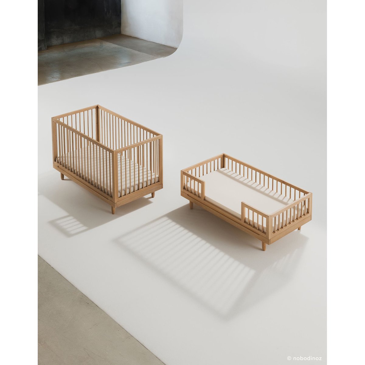Lit enfant en chêne massif PURE bois de chêne, NOBODINOZ