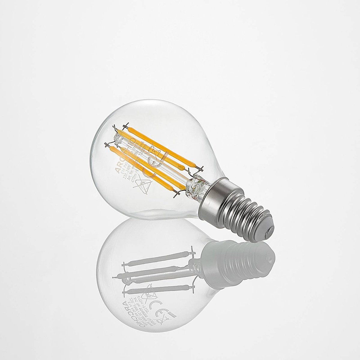 Ampoule E14 en verreLED, E14 4W couleur unique, ARCCHIO