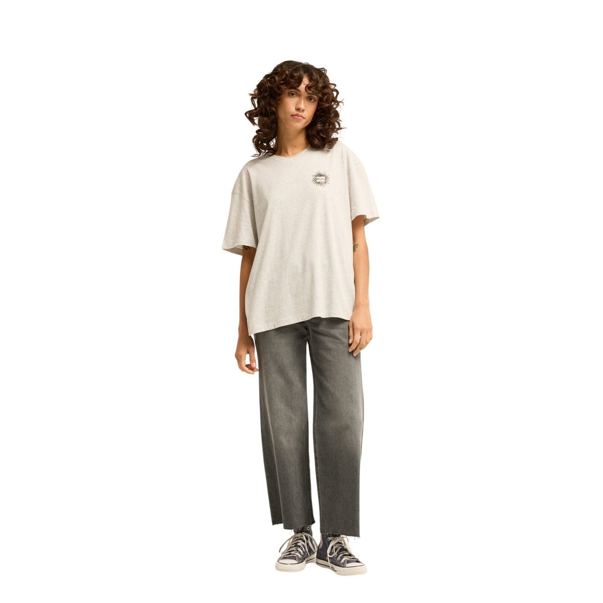 T shirt manches courtes ALWAYS LOOKING gris grey heather, BILLABONG