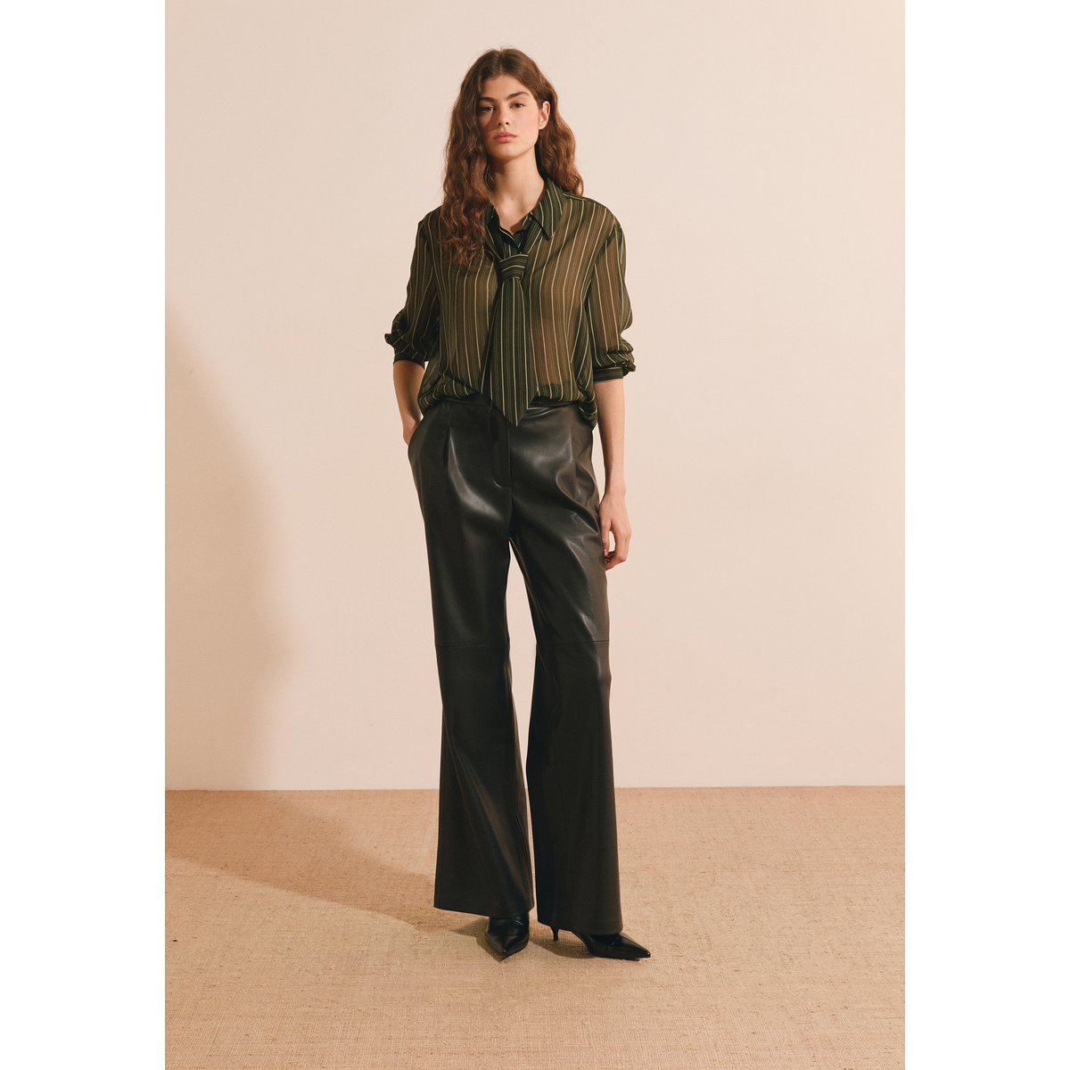 Pantalon droit ELTON noir, ETAM