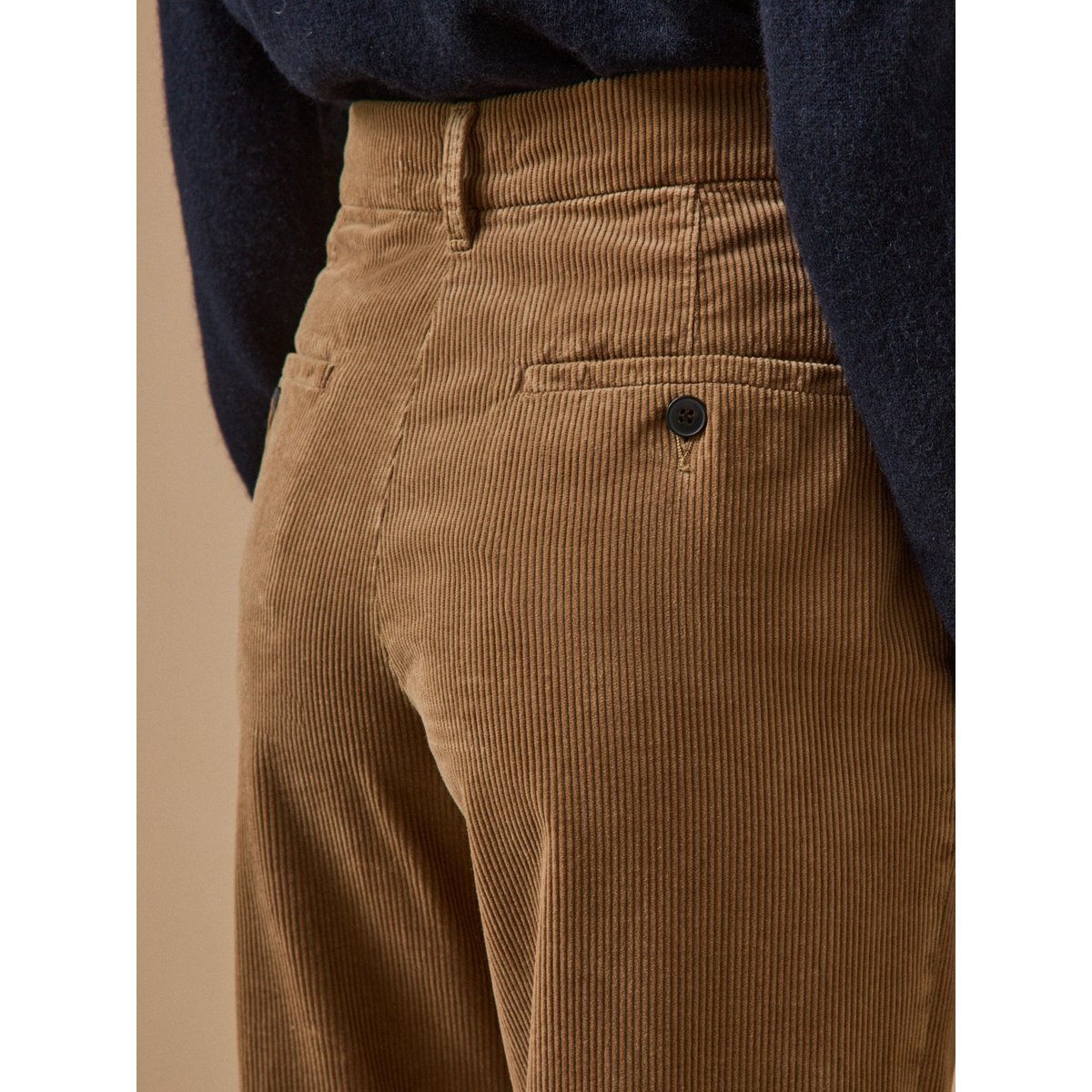 Pantalon chino velours MARINa sable, CYRILLUS
