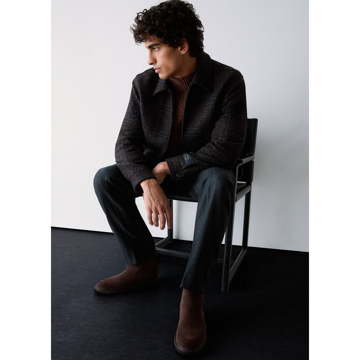 Bottines beatles en daim marron, LIU JO