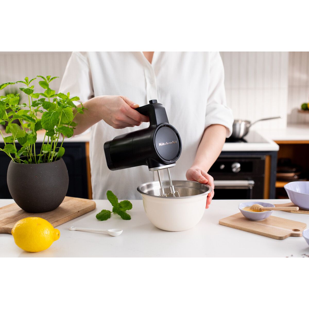 Batteur GO sans fil avec batterie 5KHMR762BM couleur unique, KITCHENAID