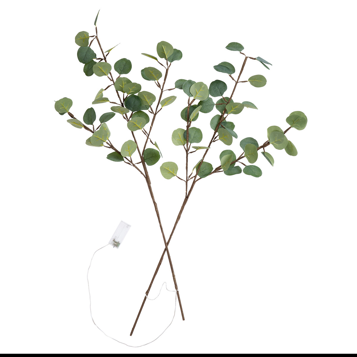 92cm Eucalyptus Branch with lights green, SO'HOME