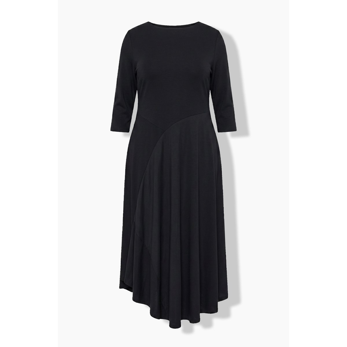 Robe maxi point de Rome noir, ULLA POPKEN