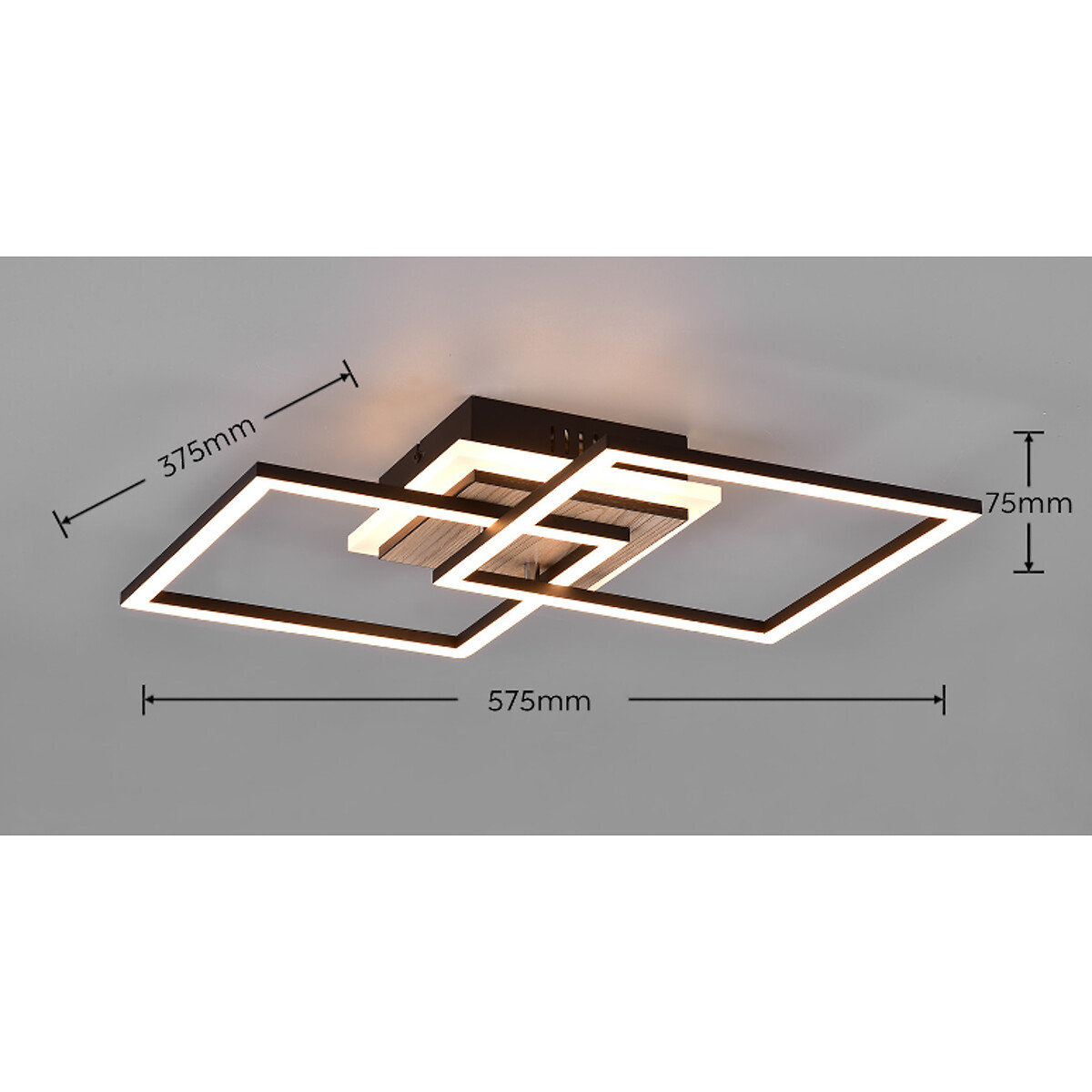 Candeeiro de teto Giro, TRIO Lighting preto , TRIO LIGHTING