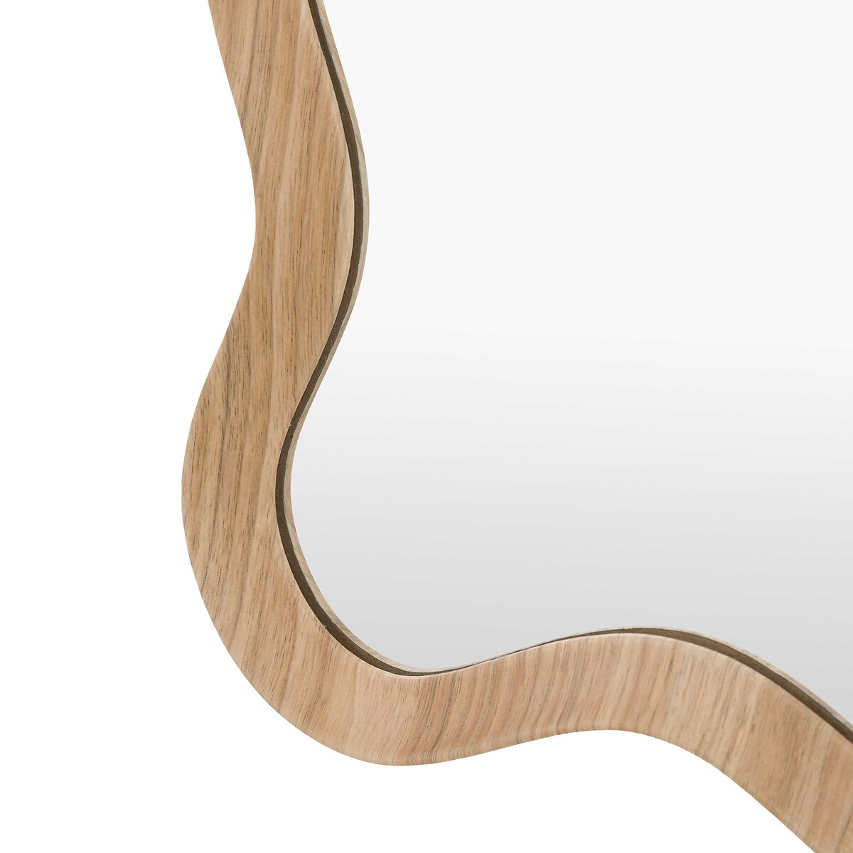 50x150cm Wishaw Wiggle Leaner Mirror light wood, ÉDITÉ