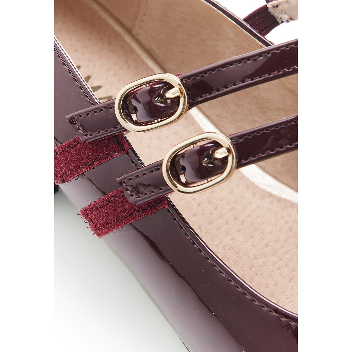 Babies double bride à scratch rouge bordeaux, DAMART