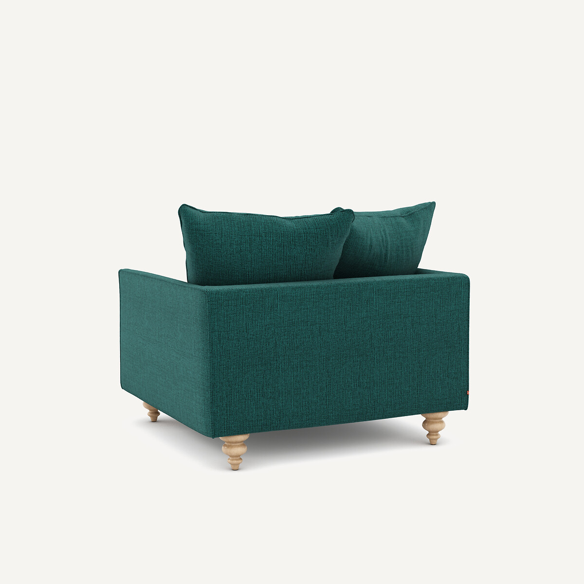 Fauteuil, en toile jaspée, LAZARE vert de minuit, AM.PM