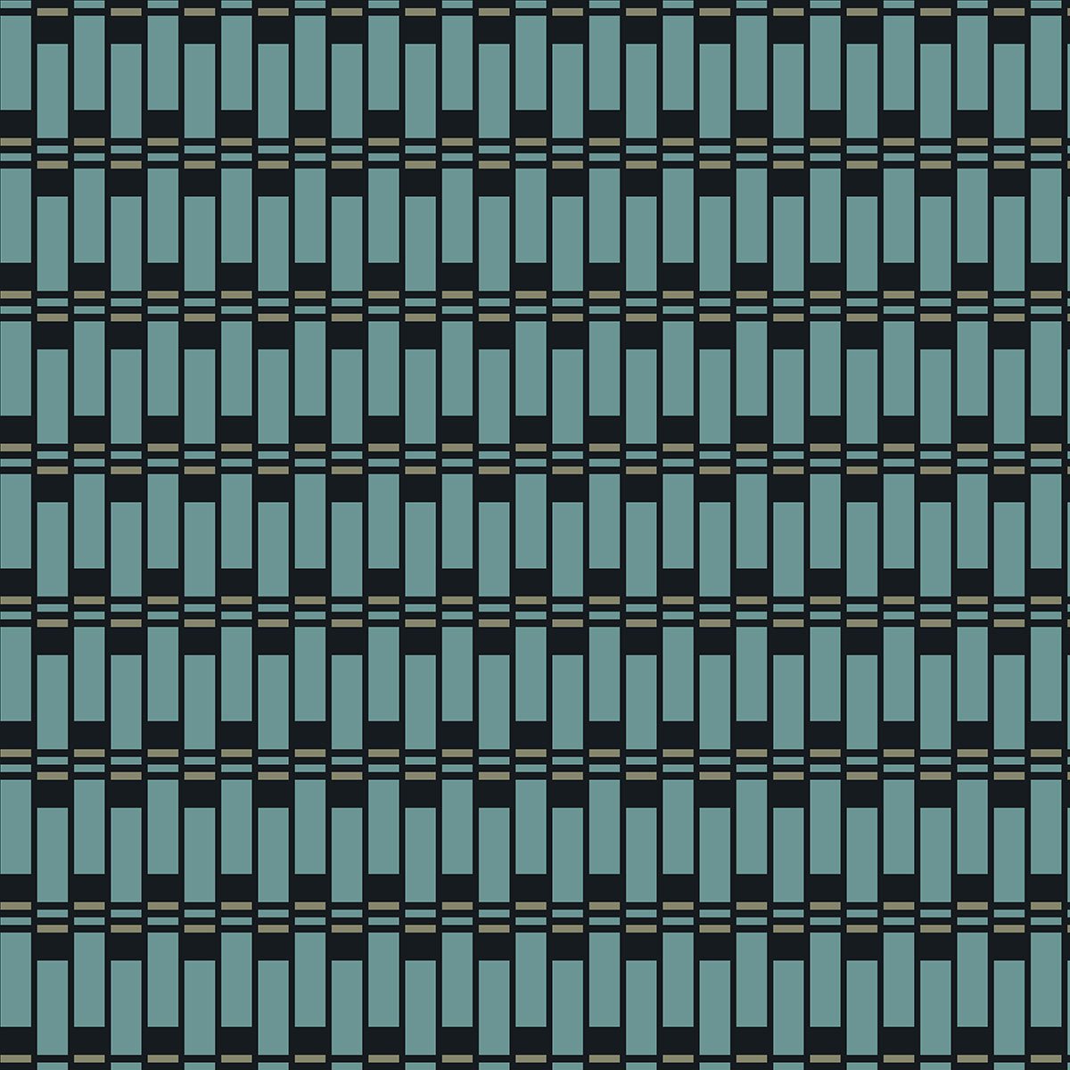 Papier peint duval bleu intissé, HEXOA
