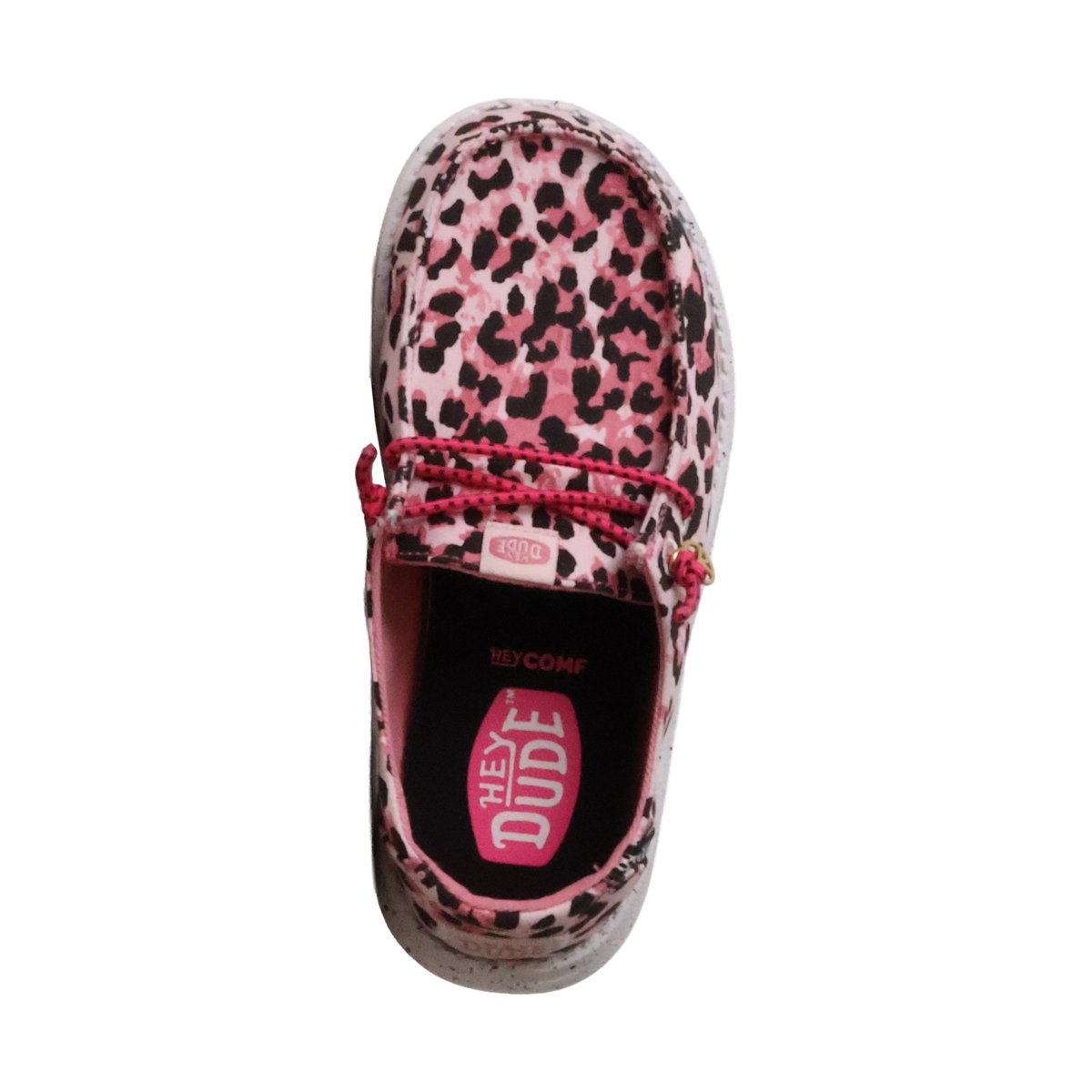Mocassin à Lacets Wendy Y Getaway Lace rose - leopard, HEY