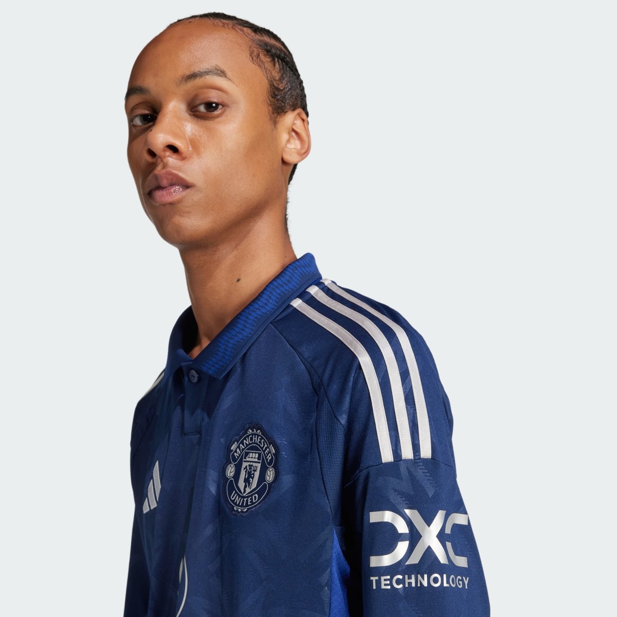 Maillot manches longues Extérieur Manchester United 24/25 night indigo, adidas Performance