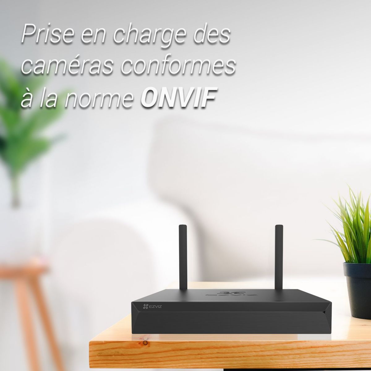 Caméra de surveillance NVR H5S+ 4 caméras extérieures H3C 2K+ couleur unique, EZVIZ