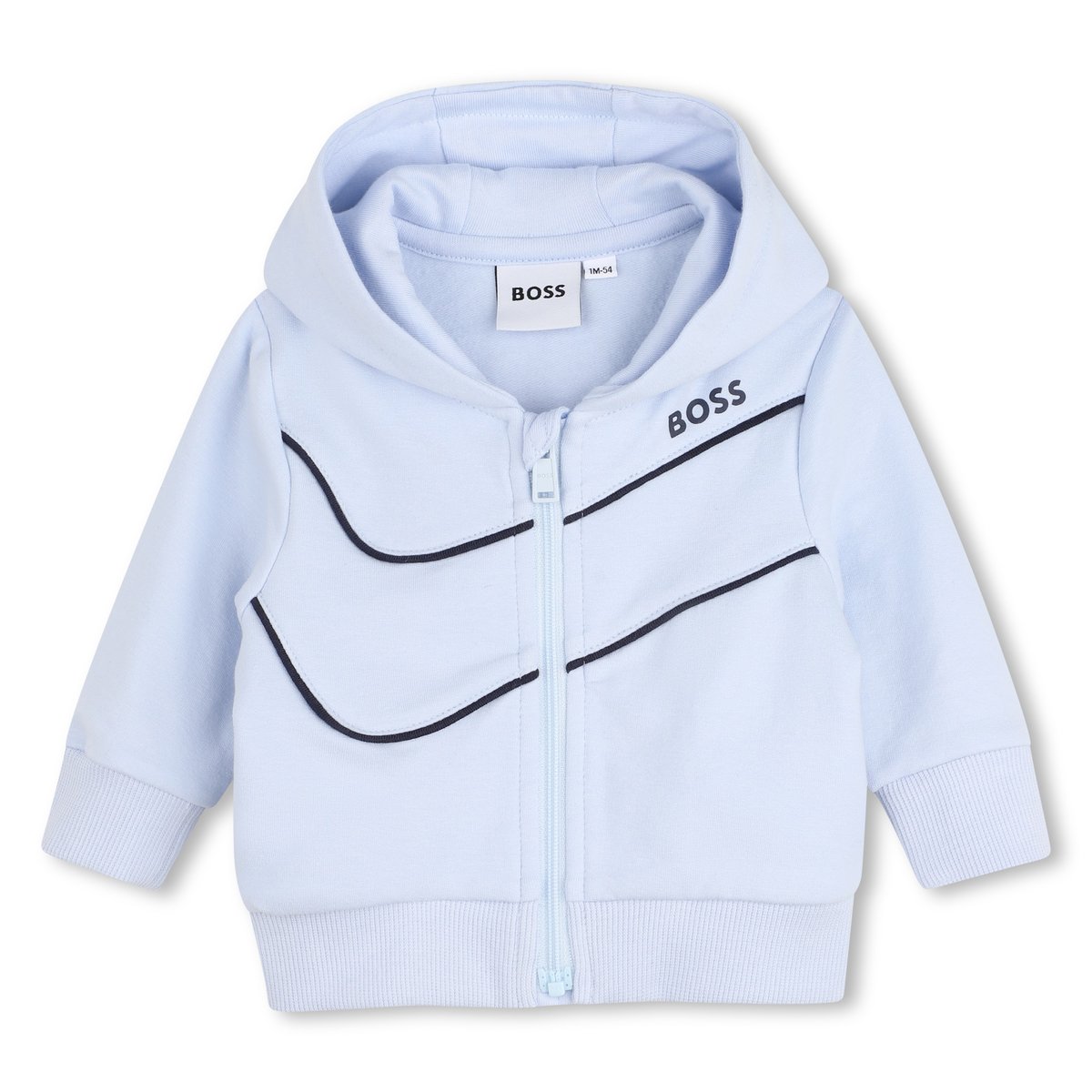Ensemble pantalon, cardigan et tee-shirt ciel, BOSS KIDSWEAR