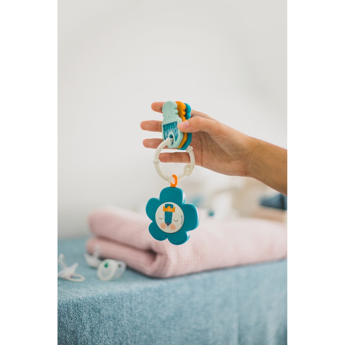 Jouet bébé anneau de dentition musical multicolore, SUAVINEX