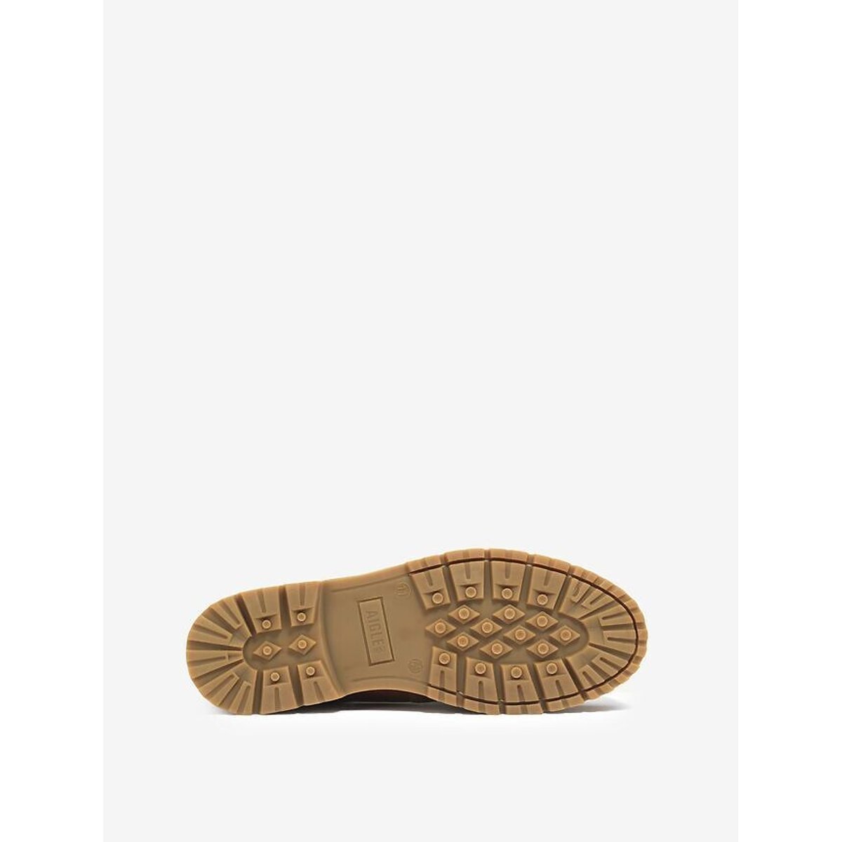 Mocassins à lacets en cuir Tarmac cognac, AIGLE