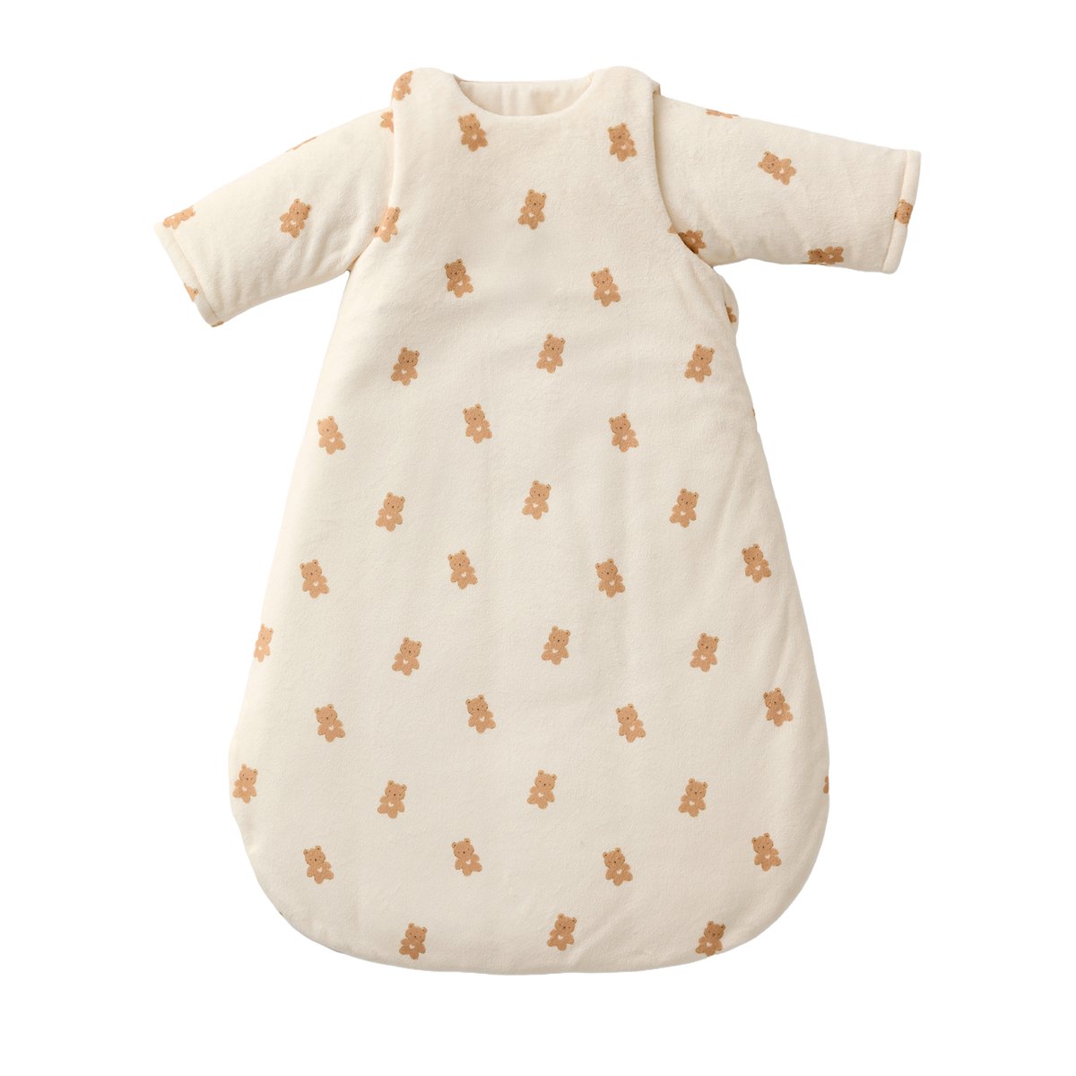 Gigoteuse PETIT OURS manches longues amovibles blanc imprimé, VERTBAUDET