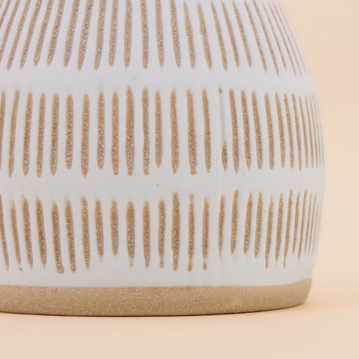 Vase et, H12cm terracotta, ORNAMI