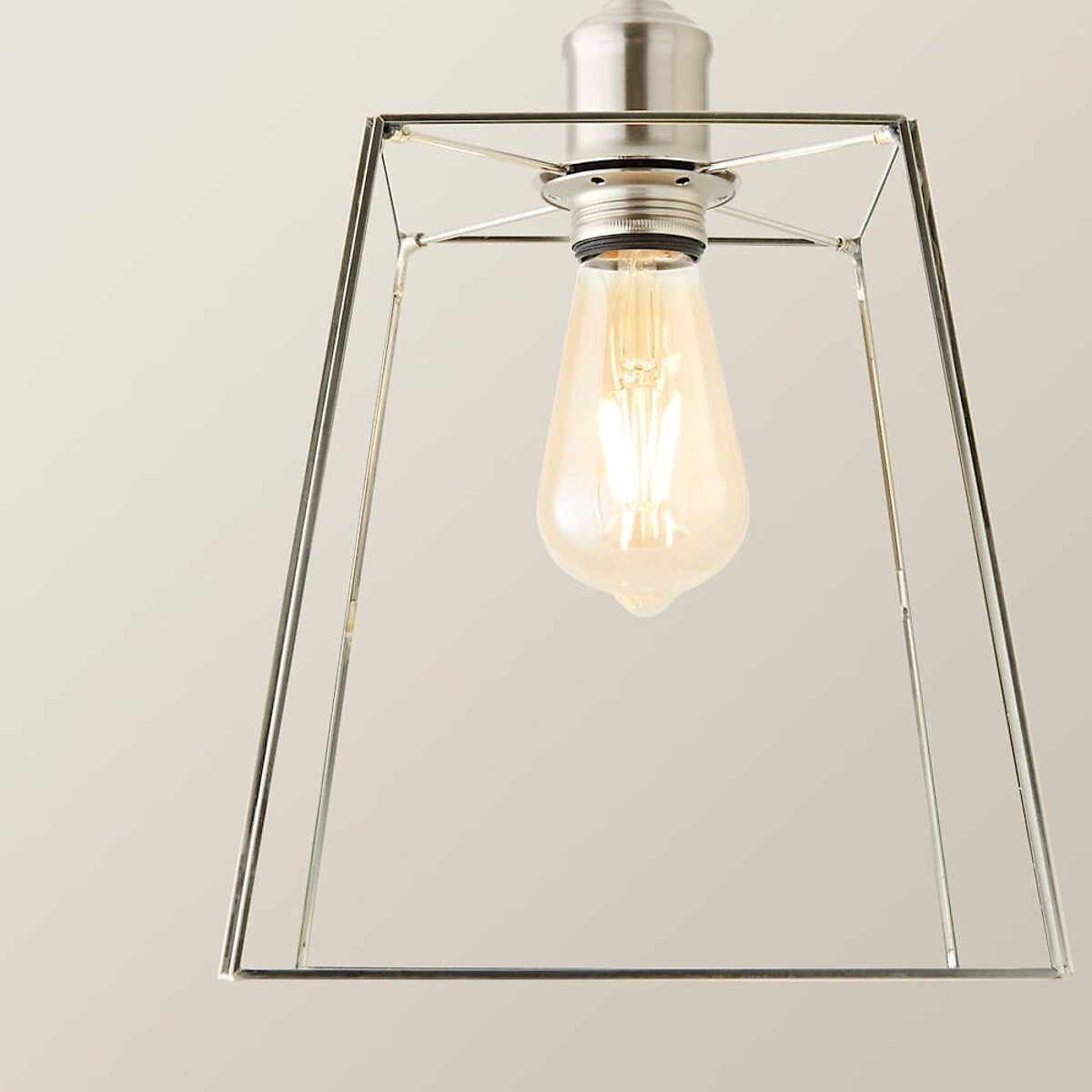 Sylvia Adjustable Drop Ceiling Light brushed chrome, SO'HOME