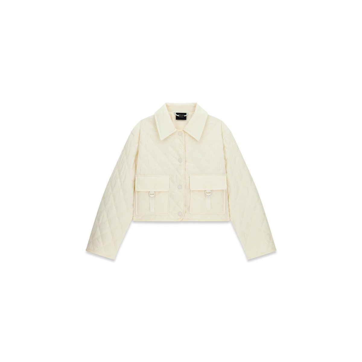 Veste Courte Matelassée blanc, GUESS