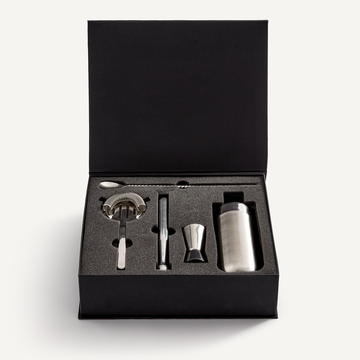 Coffret à cocktail en inox, 5 pièces, REGENT chrome, AM.PM