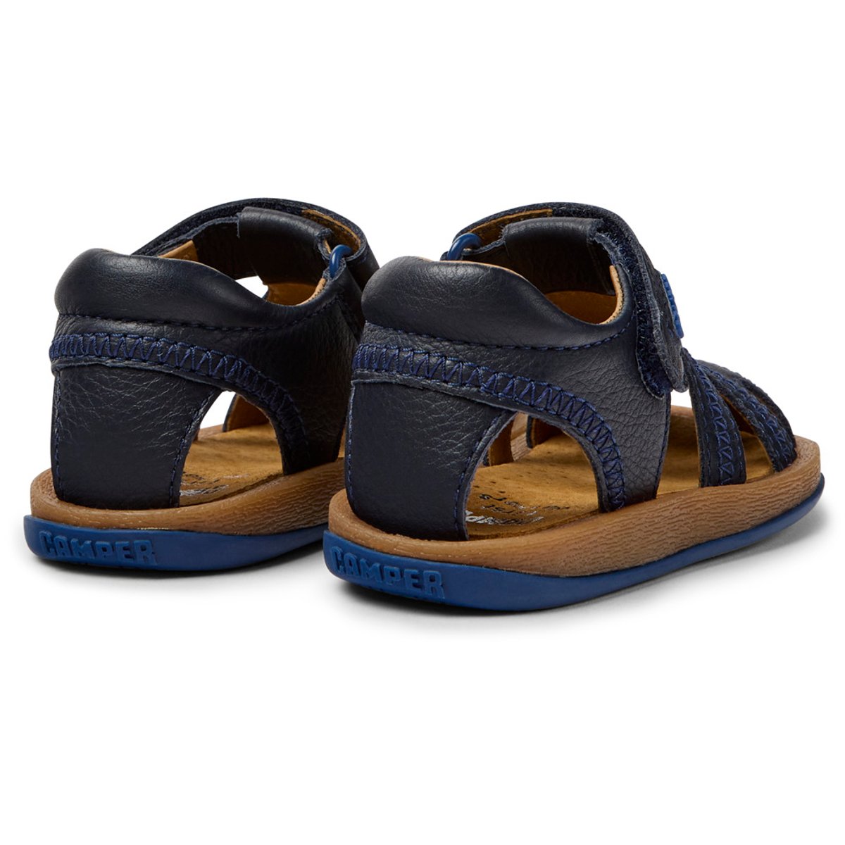 Sandales Cuir Bicho navy, CAMPER