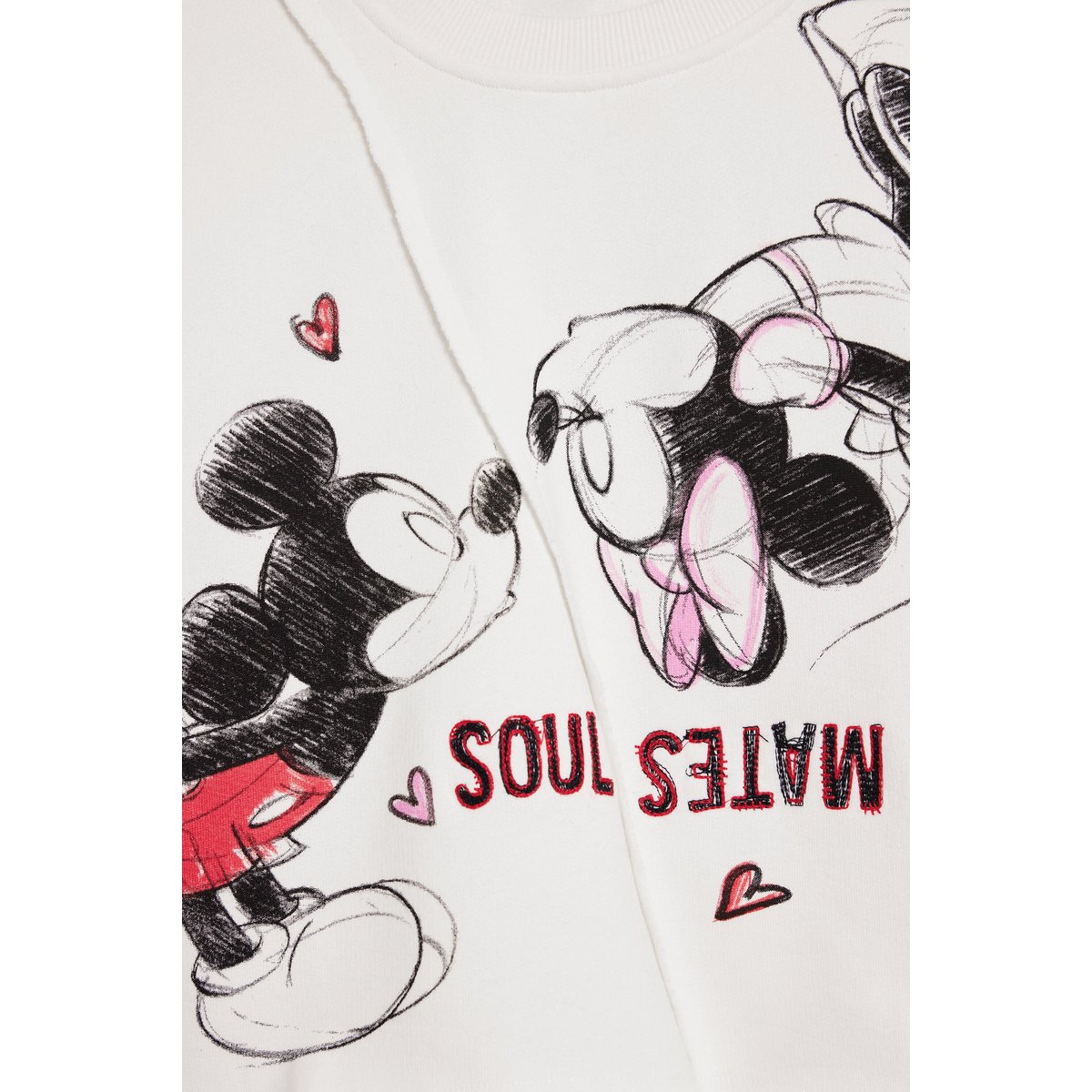 Sweat-shirt Mickey Mouse™ Kiss beige, DESIGUAL