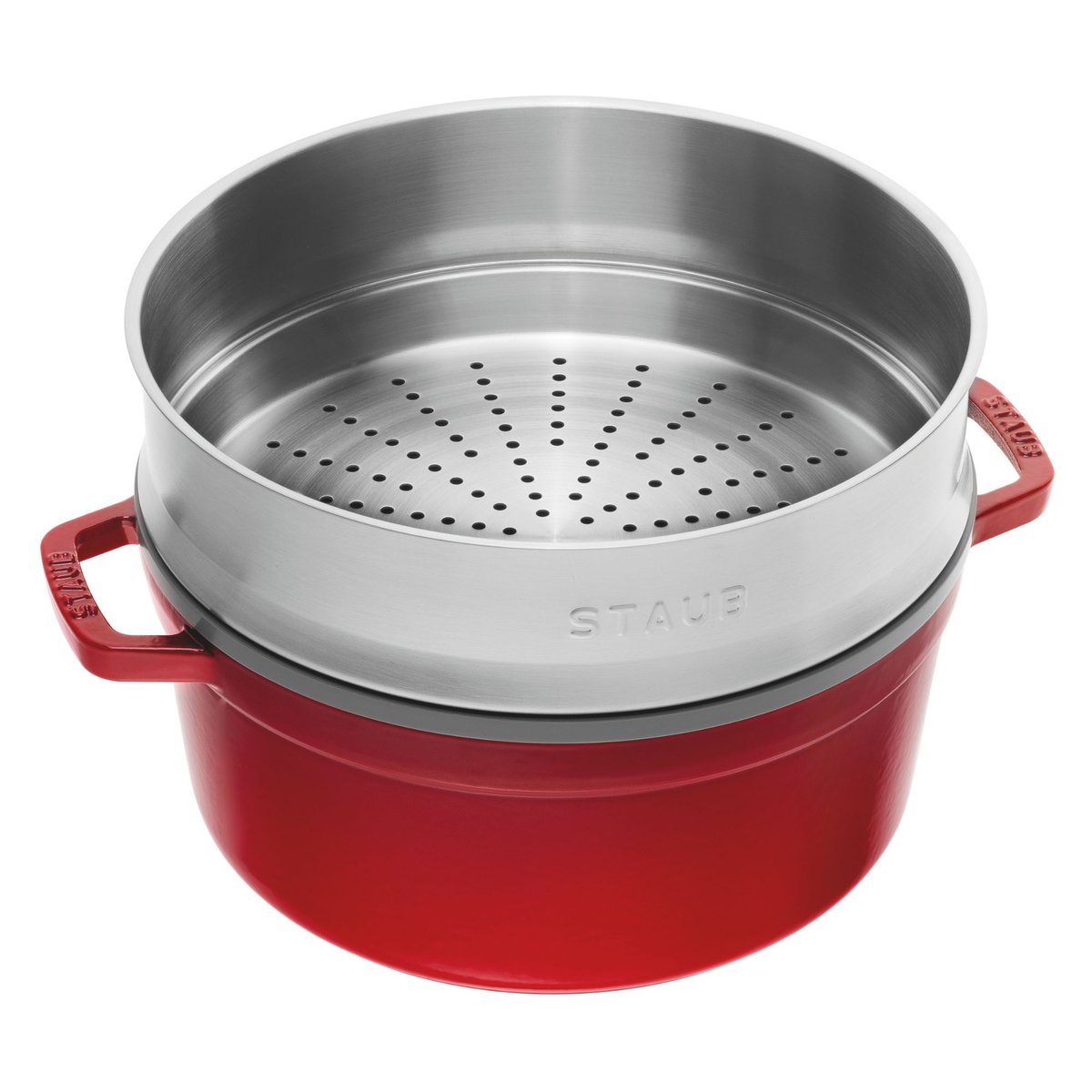 Cocotte ronde 30 cm Cerise cerise, STAUB