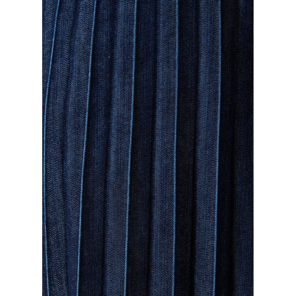 Pantalon jupe culotte en jean taille élastiquée brut, LA FEE MARABOUTEE