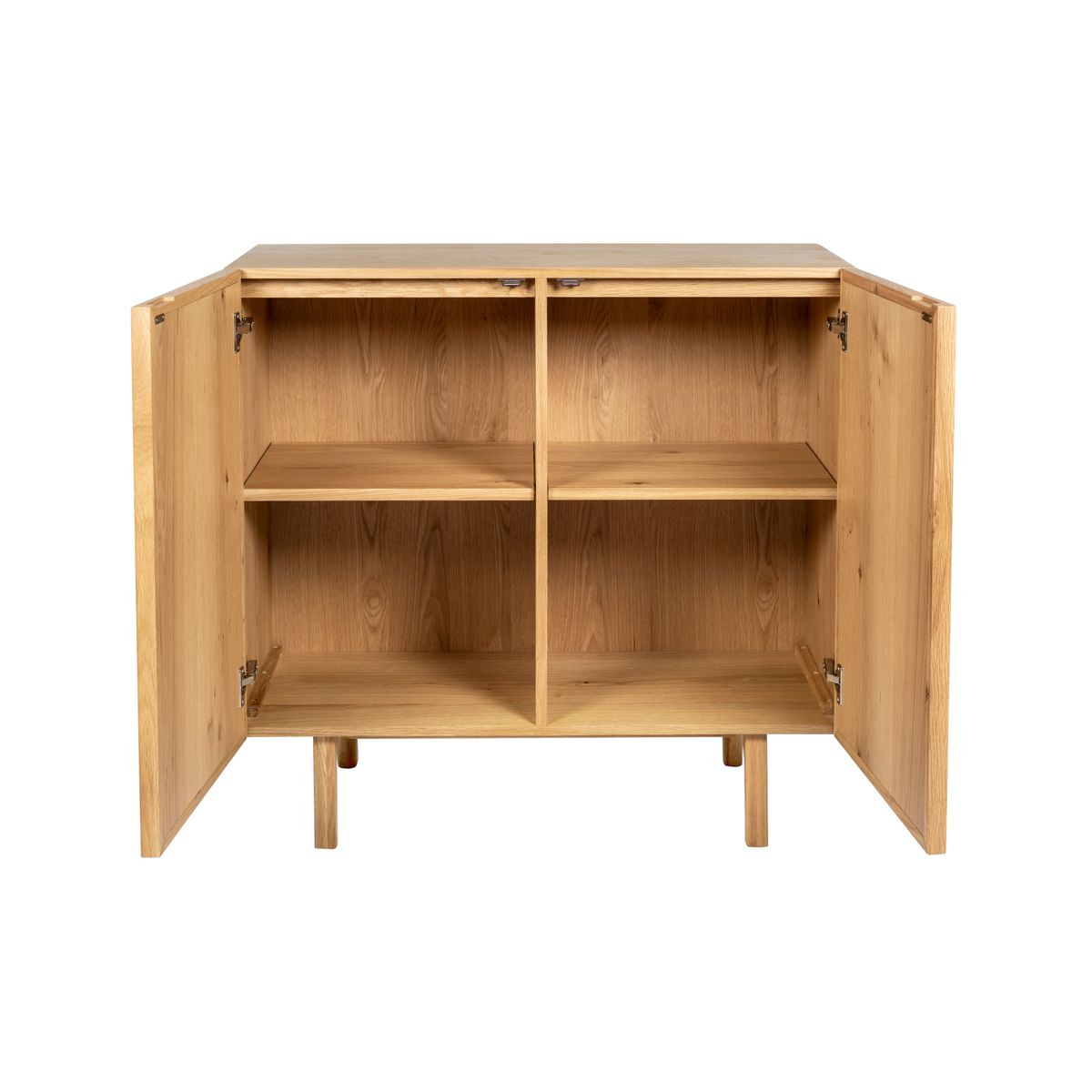 Meuble haut 2 portes chêne naturel, ZAGO