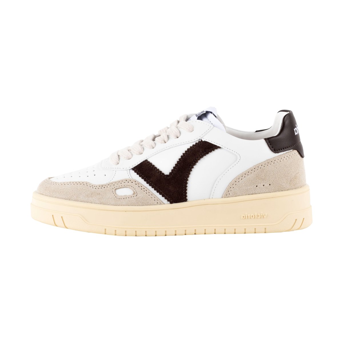 Basket Basse Cuir marron, VICTORIA