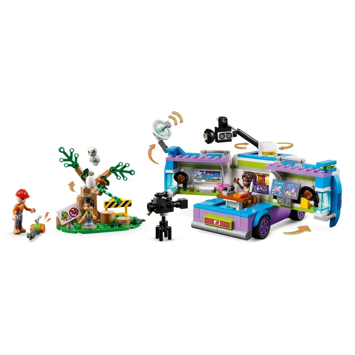 Friends Le camion de reportage multicolore, LEGO