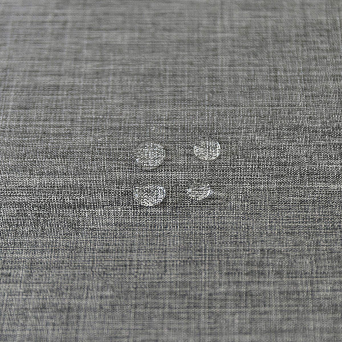 Nappe anti tâches et infroissable  -  - Effet chiné gris anthracite, HOME MAISON