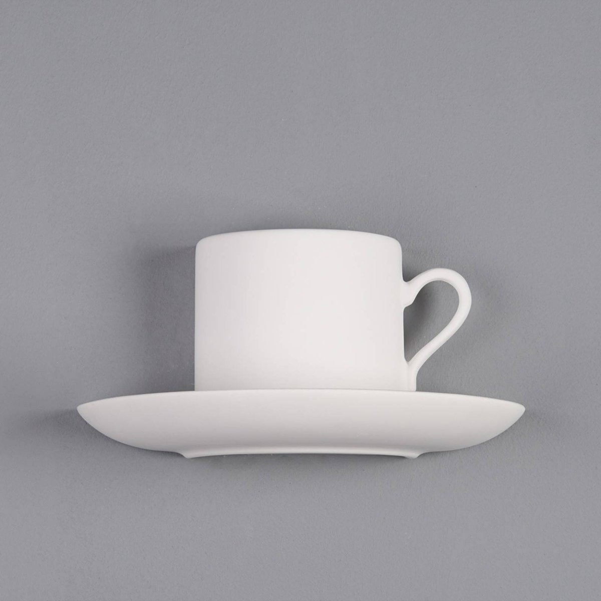 Applique en plâtre moderne, Pocillo blanc, LINDBY