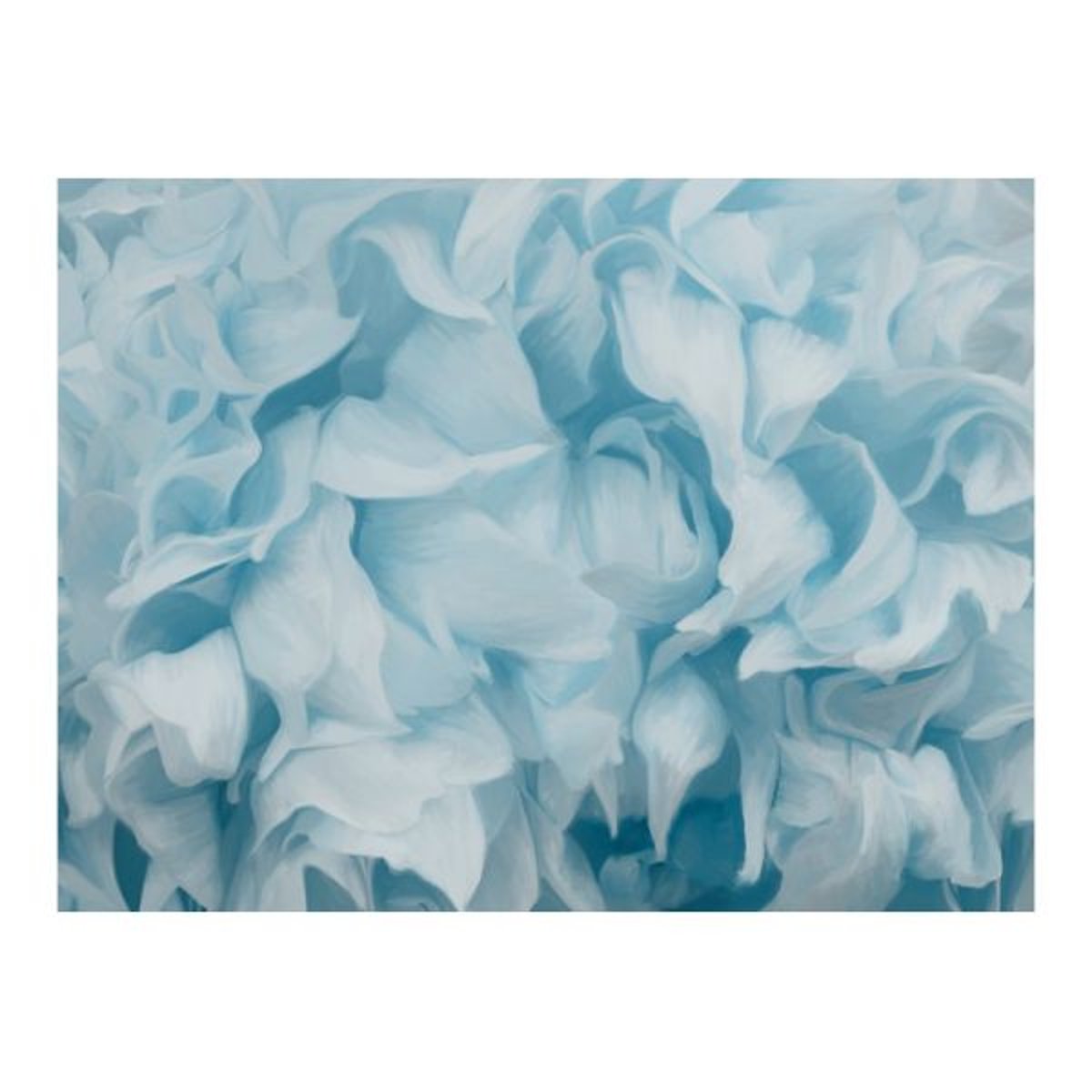 Papier peint intissé panoramique Fleurs azalée (bleu) bleu, EDEN