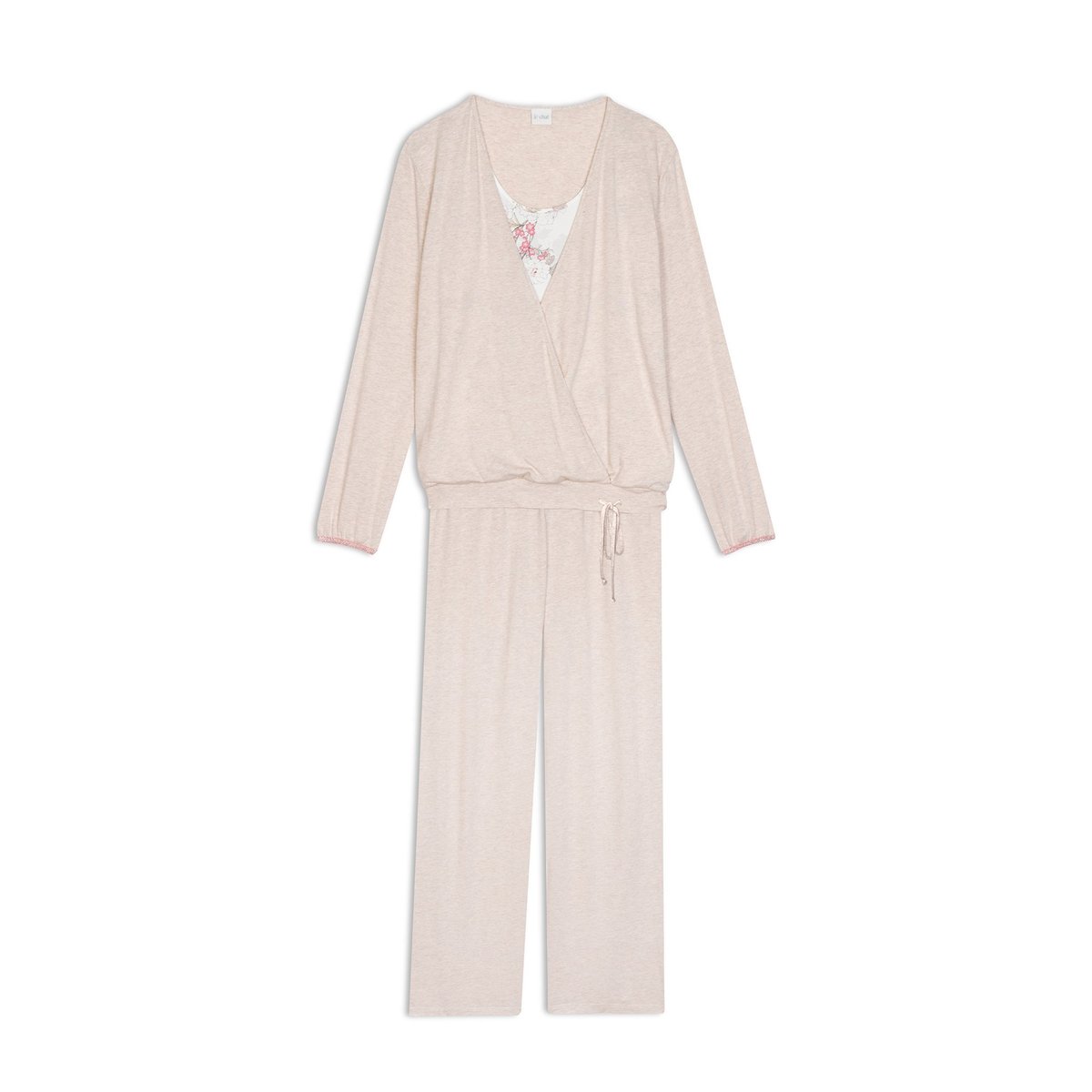 Pyjama en coton modal KELLY 112 beige, LE CHAT