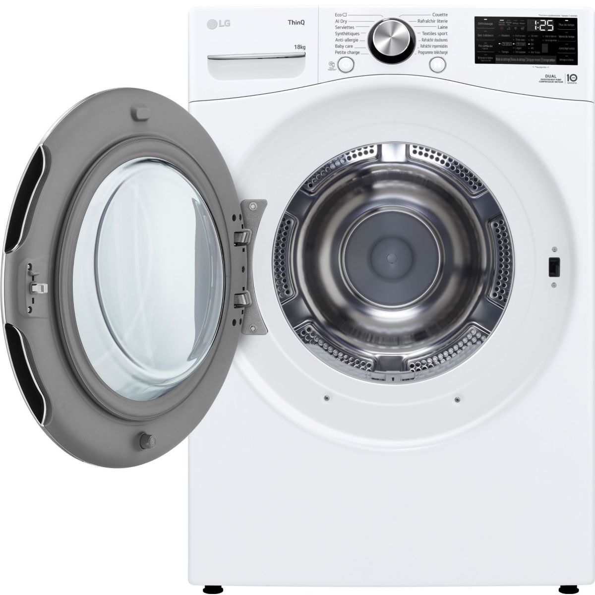 Sèche linge pompe à chaleur RH8P12WH couleur unique, LG