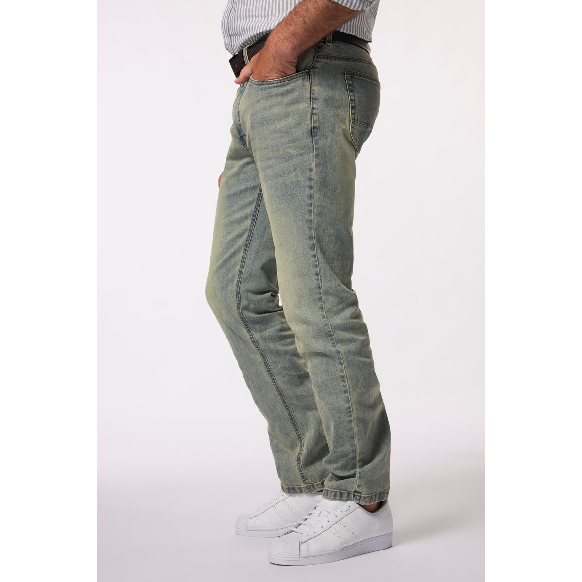 Jean, coupe Straight Fit 5 poches bleu jean, JP1880