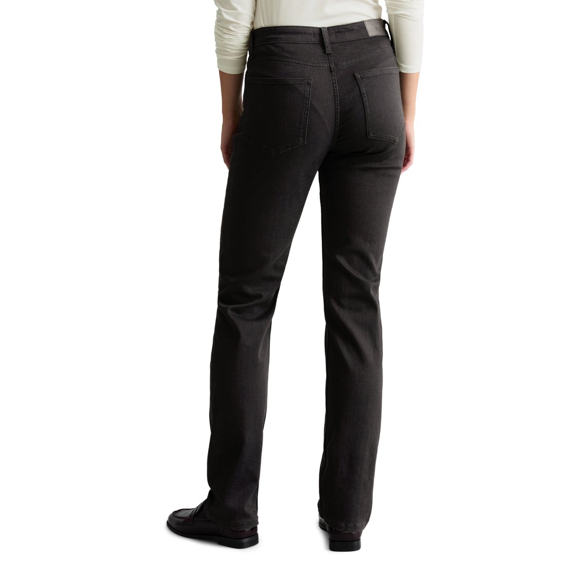 Jeans modèle Olina, coupe droite en coton stretch bio de haute qualité noir, MARC O’POLO DENIM