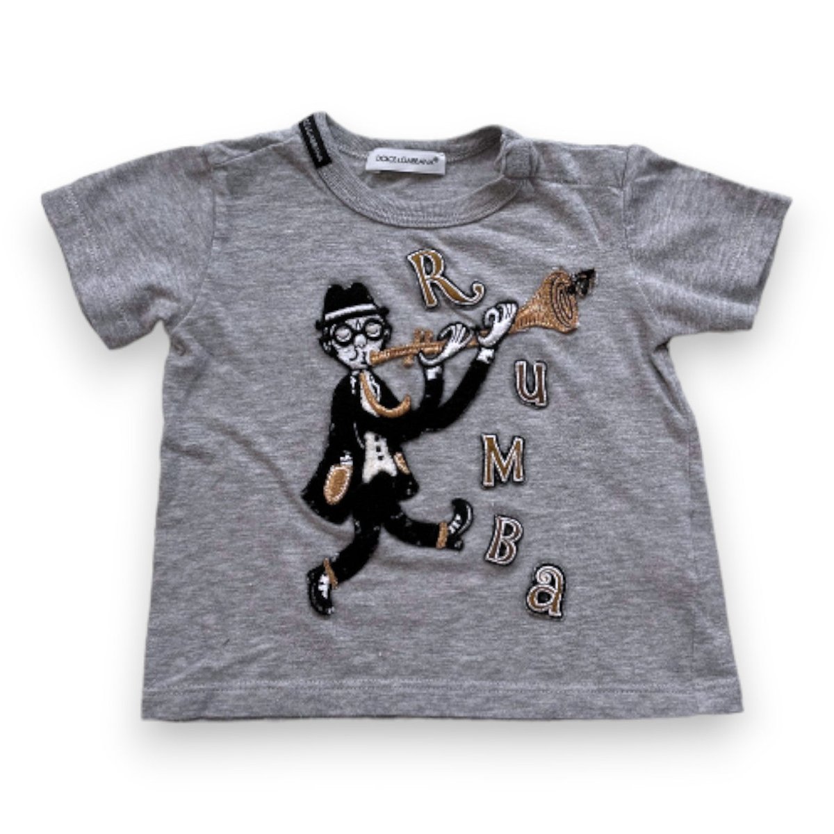 T-shirt bébé - Très bon état gris, DOLCE GABBANA